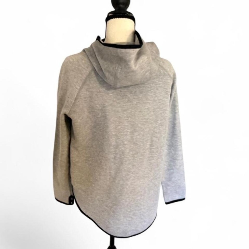 Nike Tech Fleece Asymmetrical Hoodie Gray XS Women Zip Athletic Jacket - Picture 4 of 8